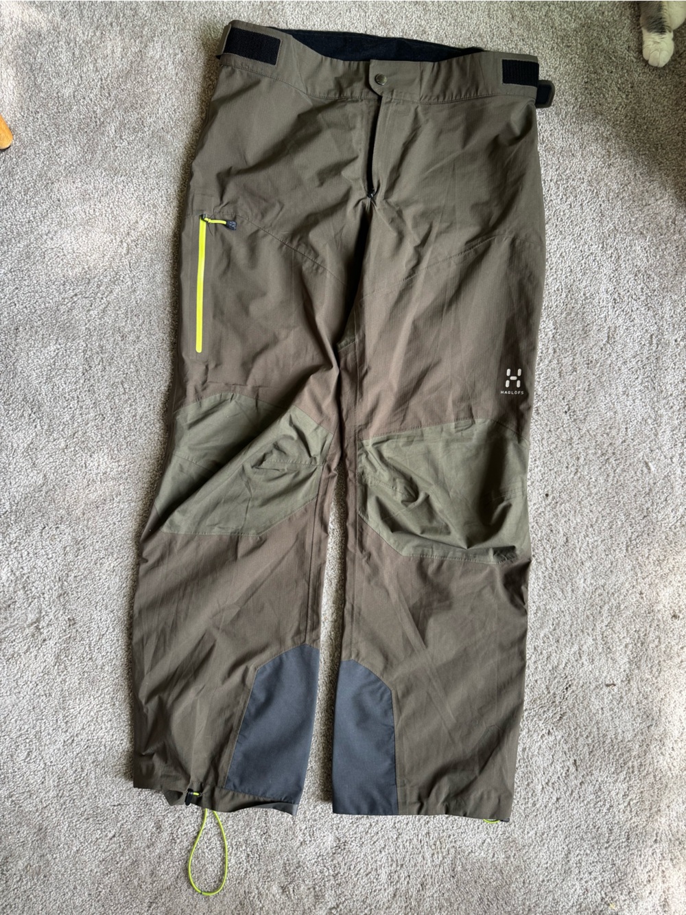 Haglöfs Men’s Olive Green Technical Outdoor Pants